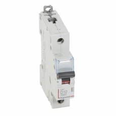 Выключатель автоматический однополюсный DX3 6000 10А D 10кА | 407969 | Legrand