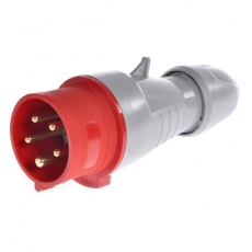 Прямая вилка - P17 Tempra Pro - IP 44 - 380/415 В~ - 16 A - 3К+Н+З | 555129 | Legrand
