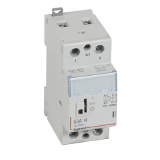 Контактор 230V 2НО 63А бесшумный с ручкой управления CX3 | 412560 | Legrand