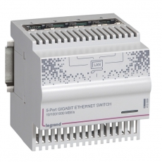 Свитч 1Гб на 4 выхода RJ45. Размер: 4DIN | 413009 | Legrand