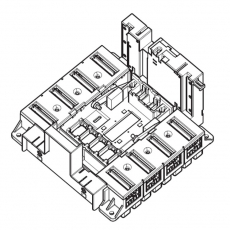 DPX3 1600 Основание выключатель 3P, подключение спереди | 422586 | Legrand