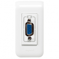 Mosaic роз. HD15 1м бел +шнур | 078777 | Legrand