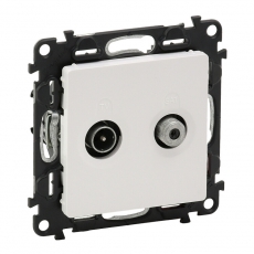 Valena LIFE DIY Белый Розетка TV-SAT 