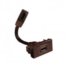 Mosaic Роз. HDMI 1модуль черн. | 079368 | Legrand