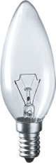 Лампа накаливания ЛОН 40Вт Е14 230В NI-B-40-230-E14-CL (КНР) | 94303 | Navigator