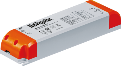 Драйвер для светодиодной ленты LED ND-P60S-IP20-12V 60Вт 12В IP20 | 94679 | Navigator
