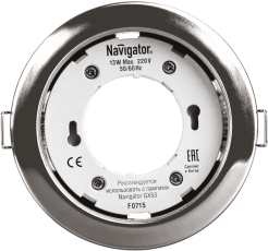 Светильник точечный встраиваемый NGX NGX-R1-003-GX53-PACK10(Хром) | 14141 | Navigator