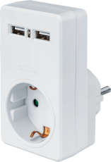 Адаптер 61 699 NAD-USB02-1E-C-WH с/з 1 гн. USB2.1A |61699 |Navigator
