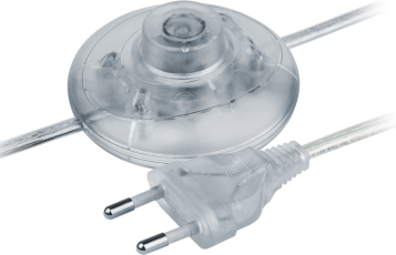 Шнур 61 719 NPS-FS01-170-2x0.5-TR 1.7м с выкл. прозрачный |61719 |Navigator