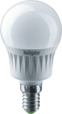 Лампа светодиодная LED 7Вт Е14 230В 2700К NLL-G45-7-230-2.7K-E14 шарик матовый | 94466 | Navigator