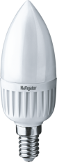 Лампа светодиодная LED 5Вт Е14 230В 4000К NLL-P-C37-5-230-4K-E14-FR свеча матовая | 94482 | Navigator
