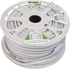 Лента светодиодная NLS-2835G92-9-IP67-220V-NEONLED 9Вт 220В зеленый IP67 50м | 71932 | Navigator