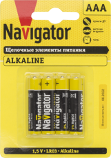 Элемент питания NBT-NPE-LR03-BP4 | 61462 | Navigator