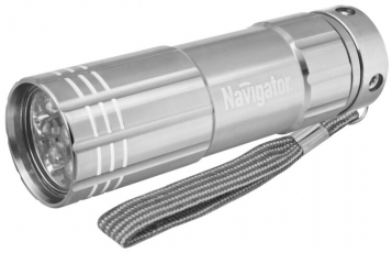 Фонарь универсальный NPT-CM07-3АAA алюм.9LED, блист. | 94928 | Navigator