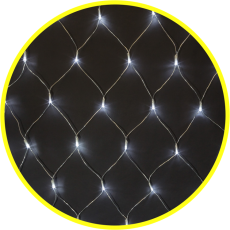 Гирлянда световая NGF-N01-156CW-12-1.5x1.5m-230-TR-IP20 | 61847 | Navigator
