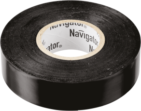 Изолента NIT-A19-20/BL чёрная | 71110 | Navigator