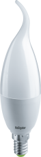 Лампа светодиодная LED 8,5Вт Е14 230В 4000К NLL-FC37-8.5-230-4K-E14-FR свеча на ветру матовая | 61331 | Navigator
