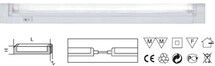 Светильник люминесцентный ЛПБ NEL-B2-E128-T5-840/WH 28Вт Т5 G5 ЭПРА IP20 | 94518 | Navigator