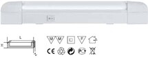 Светильник люминесцентный ЛПБ NEL-C2-E130-T8-840/WH 30Вт Т8 G13 ЭПРА IP20 | 94522 | Navigator