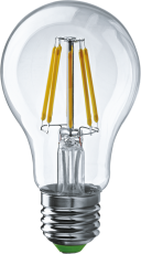 Лампа светодиодная LED 8Вт Е27 230В 2700К NLL-F-A60-8-230-2.7K-E27 грушевидная прозрачная | 71306 | Navigator