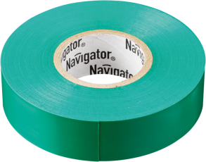 Изолента NIT-A19-20/G зелёная | 71113 | Navigator