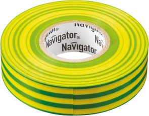 Изолента NIT-A19-20/YG жёлто-зелёная | 71115 | Navigator