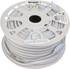 Лента светодиодная NLS-2835CW92-9-IP67-220V-NEONLED 9Вт 220В 6000К IP67 20 м | 71929 | Navigator