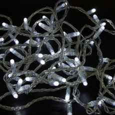 Гирлянда Нить 10м, постоянное свечение, прозрачный ПВХ, 230В, цвет: Белый | 305-185 | NEON-NIGHT