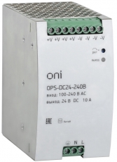Блок питания OPS 220В AC/24В DC 75Вт ONI | OPS-DC24-075B | ONI