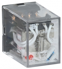 Реле РЭК78/4(MY4) с индикацией 3А 12В DC | RRP20-4-03-012D-LED | IEK