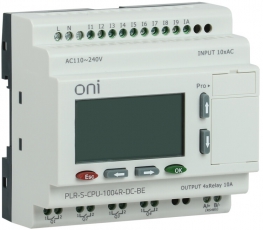Логическое реле PLR-S. CPU1004(R) 24В DC с экраном ONI | PLR-S-CPU-1004R-DC-BE | ONI