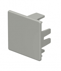 Торцевая заглушка кабельного канала WDK 40x40 мм (ПВХ,серый) (WDK HE40040GR) | 6158773 | OBO Bettermann