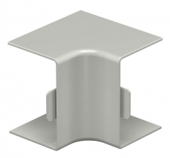 Крышка внутреннего угла кабельного канала WDK 30x45 мм (ПВХ,серый) (WDK HI30045GR) | 6158307 | OBO Bettermann