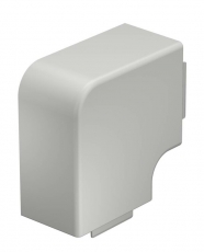 Крышка плоского угла кабельного канала WDK 60x90 мм (ПВХ,светло-серый) (WDK HF60090LGR) | 6183417 | OBO Bettermann