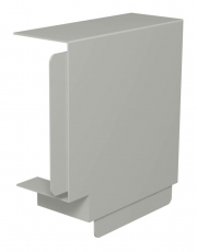 Крышка плоского угла кабельного канала WDK 80x170 мм (ПВХ,серый) (WDK HF80170GR) | 6024610 | OBO Bettermann