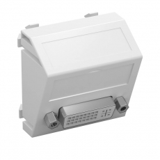 Мультимедийная рамка DVI Modul45 (белый) (MTS-DVI S RW1) | 6104742 | OBO Bettermann