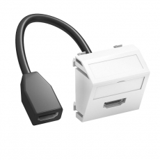 Мультимедийная рамка HDMI Modul45 (белый) (MTS-HD F RW1) | 6104838 | OBO Bettermann