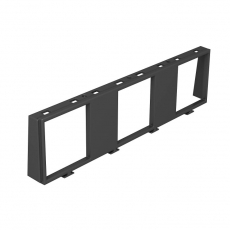 Монтажная рамка Modul45 для системы 55 ( MT45V 3,полиамид,черный) (MT45V 3) | 7408672 | OBO Bettermann