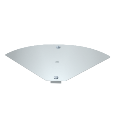 Крышка для угловой секции кабельного листового лотка Magic 154x272 (DFBMV 150 A2) | 6040802 | OBO Bettermann
