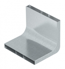 Вертикальный угол 90° кабельного канала EUK 250x28/3 секц. (сталь) (KV3 25028) | 7400644 | OBO Bettermann