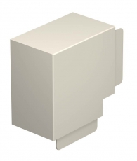 Крышка плоского угла кабельного канала WDK 100x130 мм (ПВХ,кремовый) (WDK HF100130CW) | 6161758 | OBO Bettermann