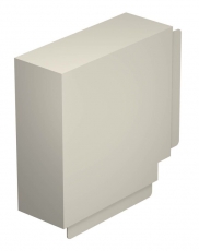 Крышка плоского угла кабельного канала WDK 100x230 мм (ПВХ,кремовый) (WDK HF100230CW) | 6161774 | OBO Bettermann