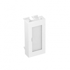 Заглушка с полем для маркировки Modul45 45x22,5 мм (белый) (ADP-BF RW0.5) | 6117410 | OBO Bettermann