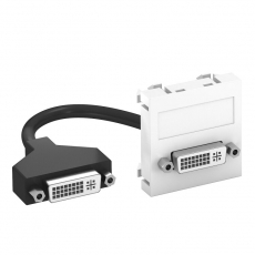 Мультимедийная рамка DVI Modul45 (белый) (MTG-DVI F RW1) | 6104754 | OBO Bettermann
