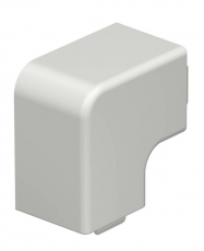 Крышка плоского угла кабельного канала WDK 30x30 мм (ПВХ,светло-серый) (WDK HF30030LGR) | 6183298 | OBO Bettermann