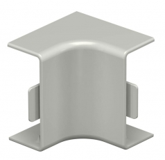 Крышка внутреннего угла кабельного канала WDK 15x40 мм (ПВХ,серый) (WDK HI15040GR) | 6158242 | OBO Bettermann