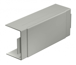 Крышка T-образной секции кабельного канала WDK 60x90 мм (ПВХ,серый) (WDK HK60090GR) | 6023002 | OBO Bettermann