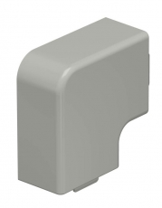 Крышка плоского угла кабельного канала WDK 25x40 мм (ПВХ,серый) (WDK HF25040GR) | 6158625 | OBO Bettermann