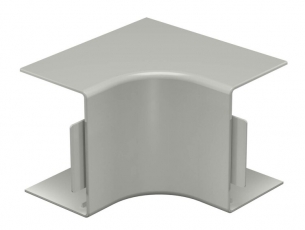 Крышка внутреннего угла кабельного канала WDK 60x90 мм (ПВХ,серый) (WDK HI60090GR) | 6022219 | OBO Bettermann