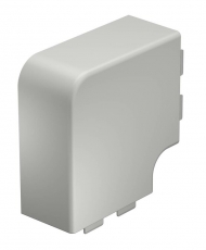 Крышка плоского угла кабельного канала WDK 60x110 мм (ПВХ,светло-серый) (WDK HF60110LGR) | 6183425 | OBO Bettermann